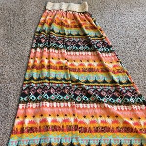 Long colorful Maxi